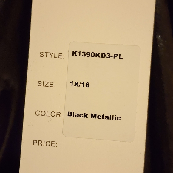 NWT Unique Vintage Metallic One Shoulder Lucretia Fitted Dress 1X - Picture 6 of 9